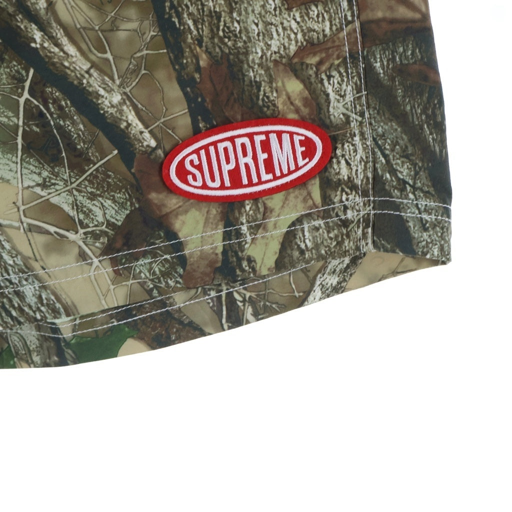SUPREME(シュプリーム) 26SS Nylon Painter Short 総柄デザイン ナイロンショーツ ハーフパンツ ブラウン