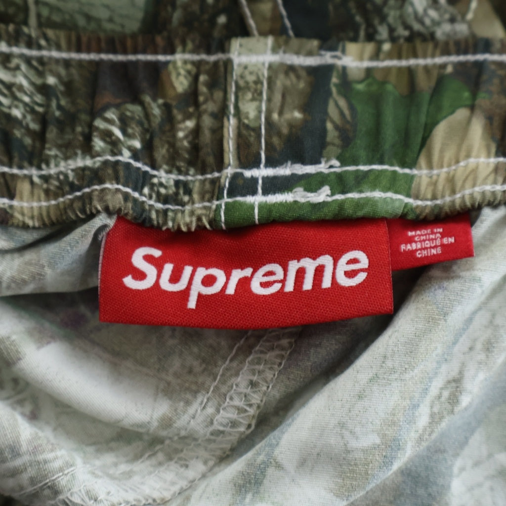 SUPREME(シュプリーム) 26SS Nylon Painter Short 総柄デザイン ナイロンショーツ ハーフパンツ ブラウン