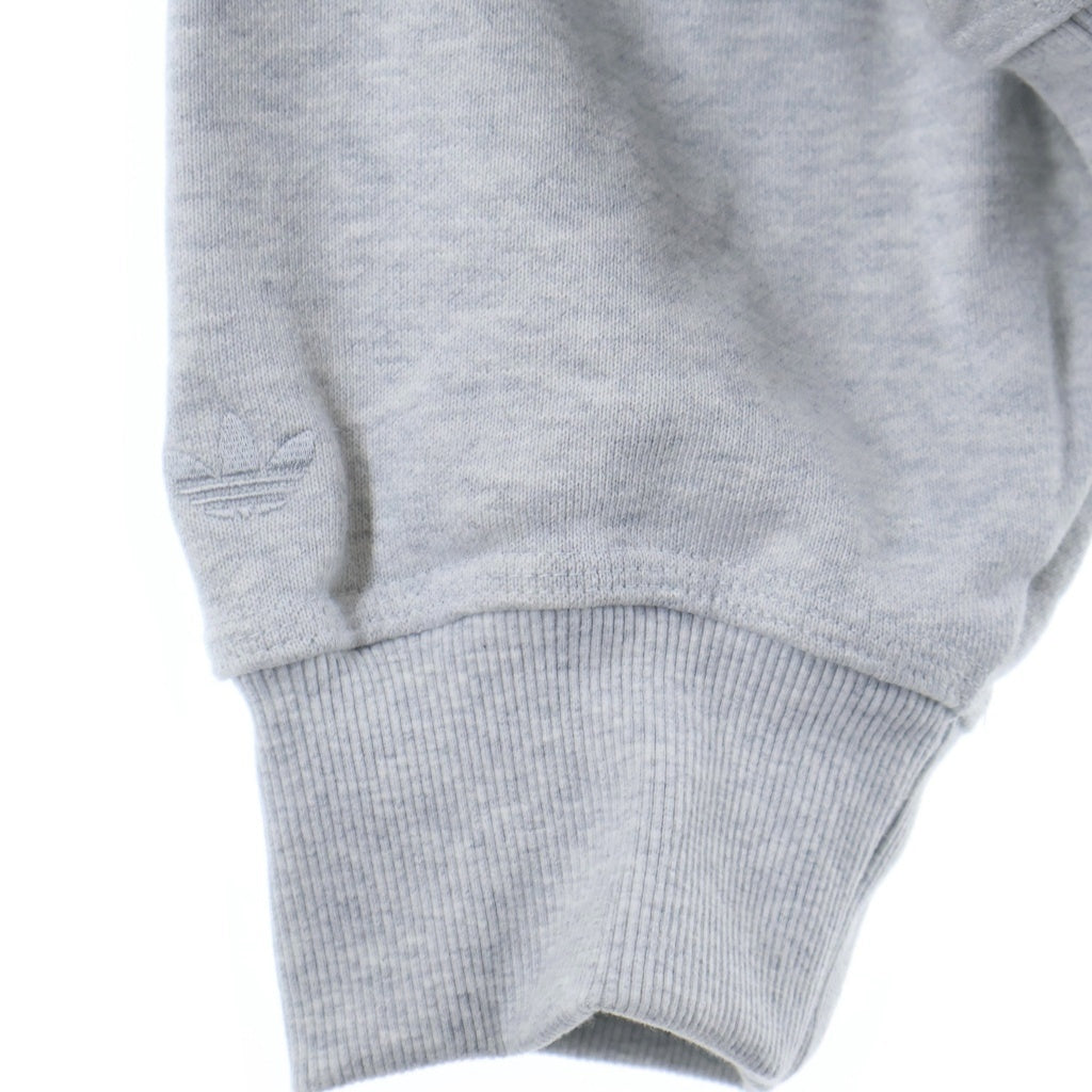 adidas(アディダス) ×BAD BANY HEAVY CREWNECK HOODED BALACLAVA SWEATSHIRT ヘビー クルーネック フーデッド バラクラバ スウェット トレーナ グレー KF1798