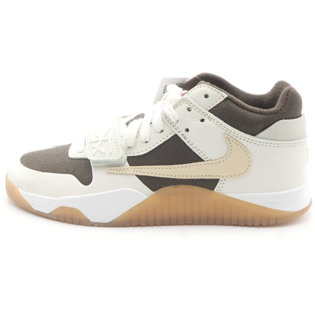 NIKE(ナイキ) ×TRAVIS SCOTT JORDAN JUMPMAN JACK トラヴィススコット ジョーダン ジャンプマン ローカットスニーカー US8/26cm ホワイト/ブラウン FZ8117‐100