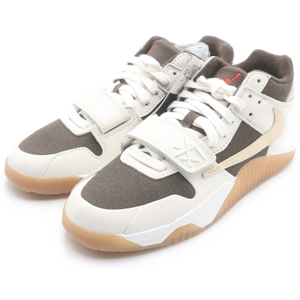 NIKE(ナイキ) ×TRAVIS SCOTT JORDAN JUMPMAN JACK トラヴィススコット ジョーダン ジャンプマン ローカットスニーカー US8/26cm ホワイト/ブラウン FZ8117‐100