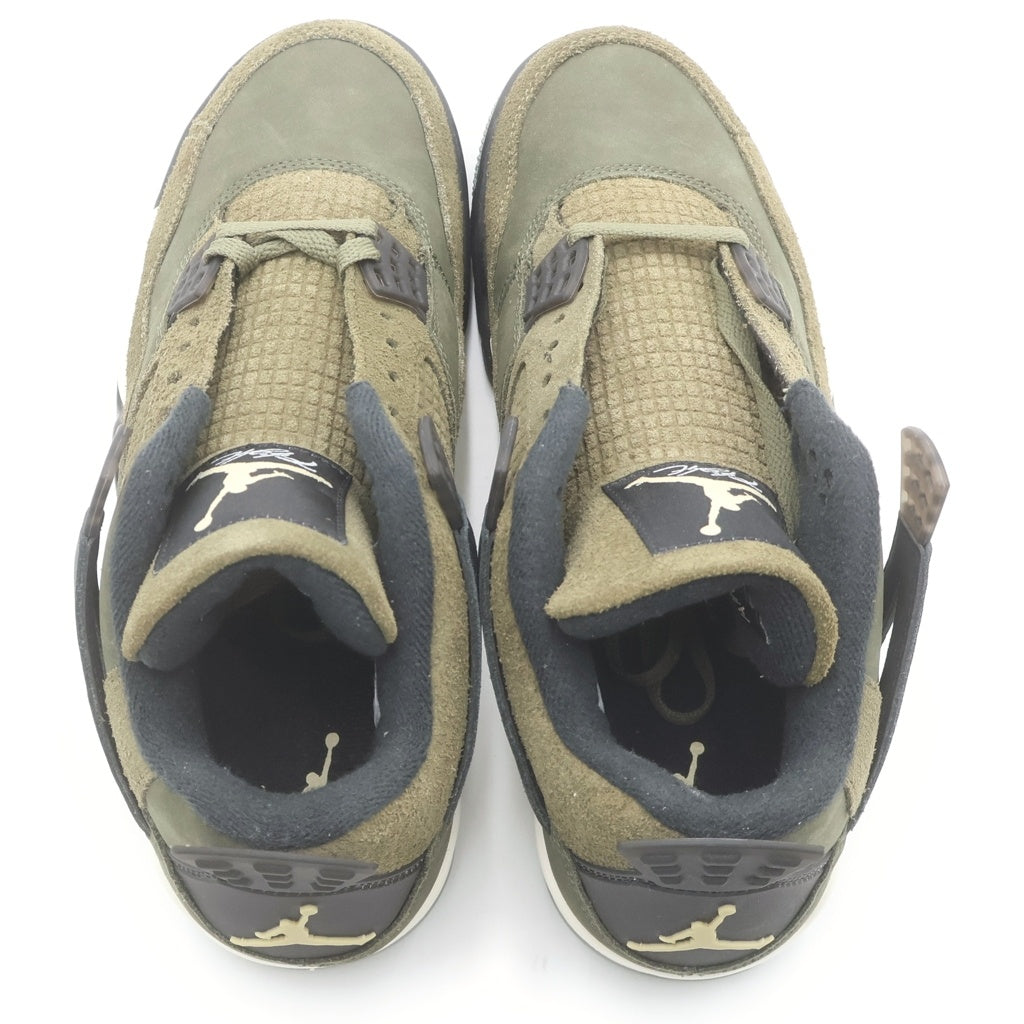 NIKE(ナイキ) AIR JORDAN4 RETRO SE CRAFT OLIVE エアジョーダン4 クラフトオリーブ ハイカットスニーカー カーキ US8/26cm FB9927-200