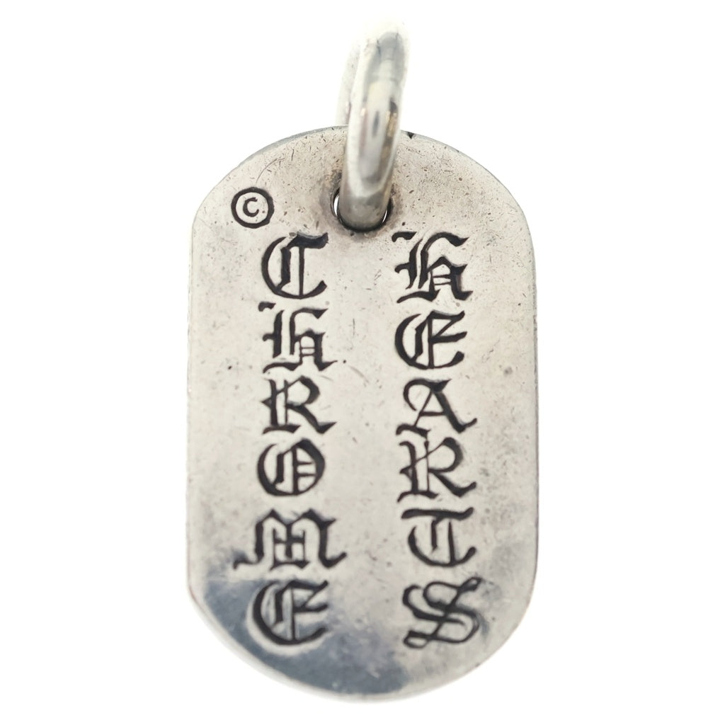 CHROME HEARTS(クロムハーツ) RAISED FRRL DOGTAG レイズドフローラルクロス ドッグタグ ペンダントトップ シルバー BCA302