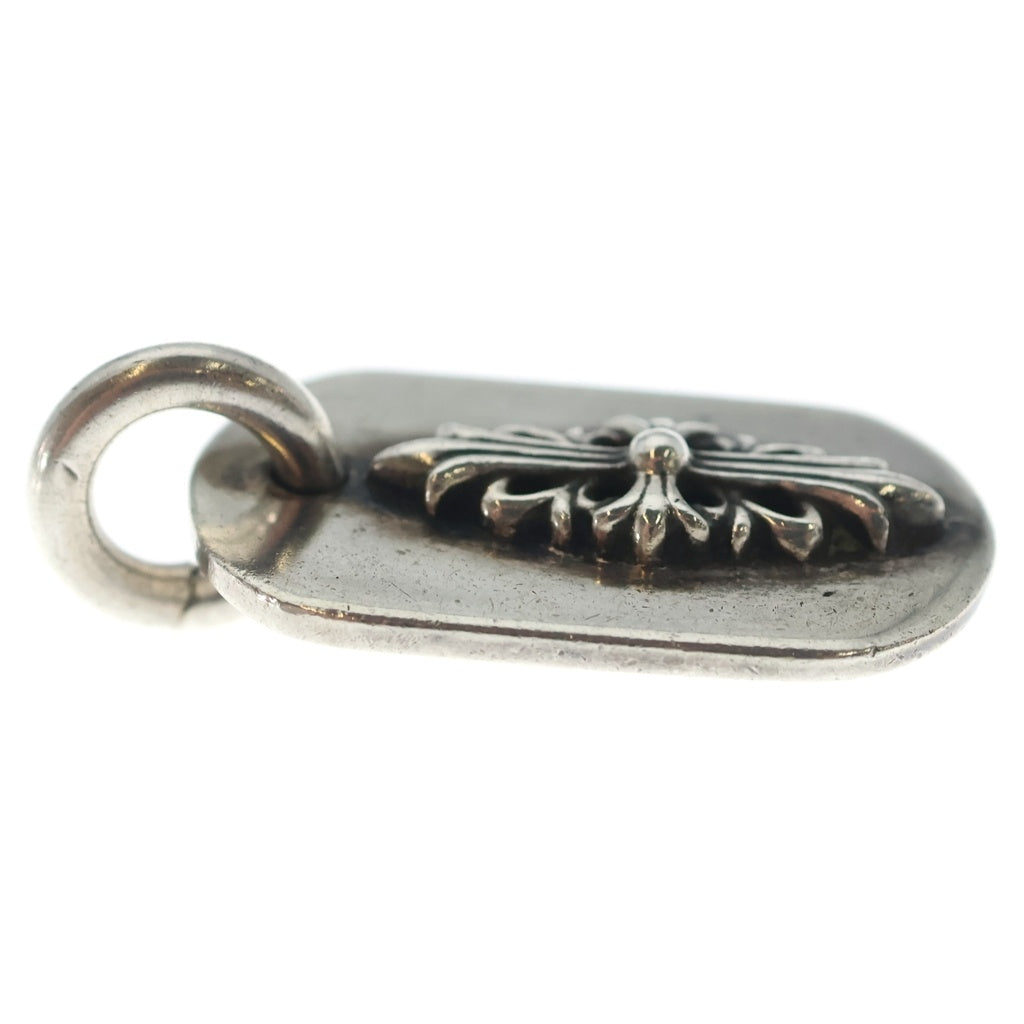 CHROME HEARTS(クロムハーツ) RAISED FRRL DOGTAG レイズドフローラルクロス ドッグタグ ペンダントトップ シルバー BCA302