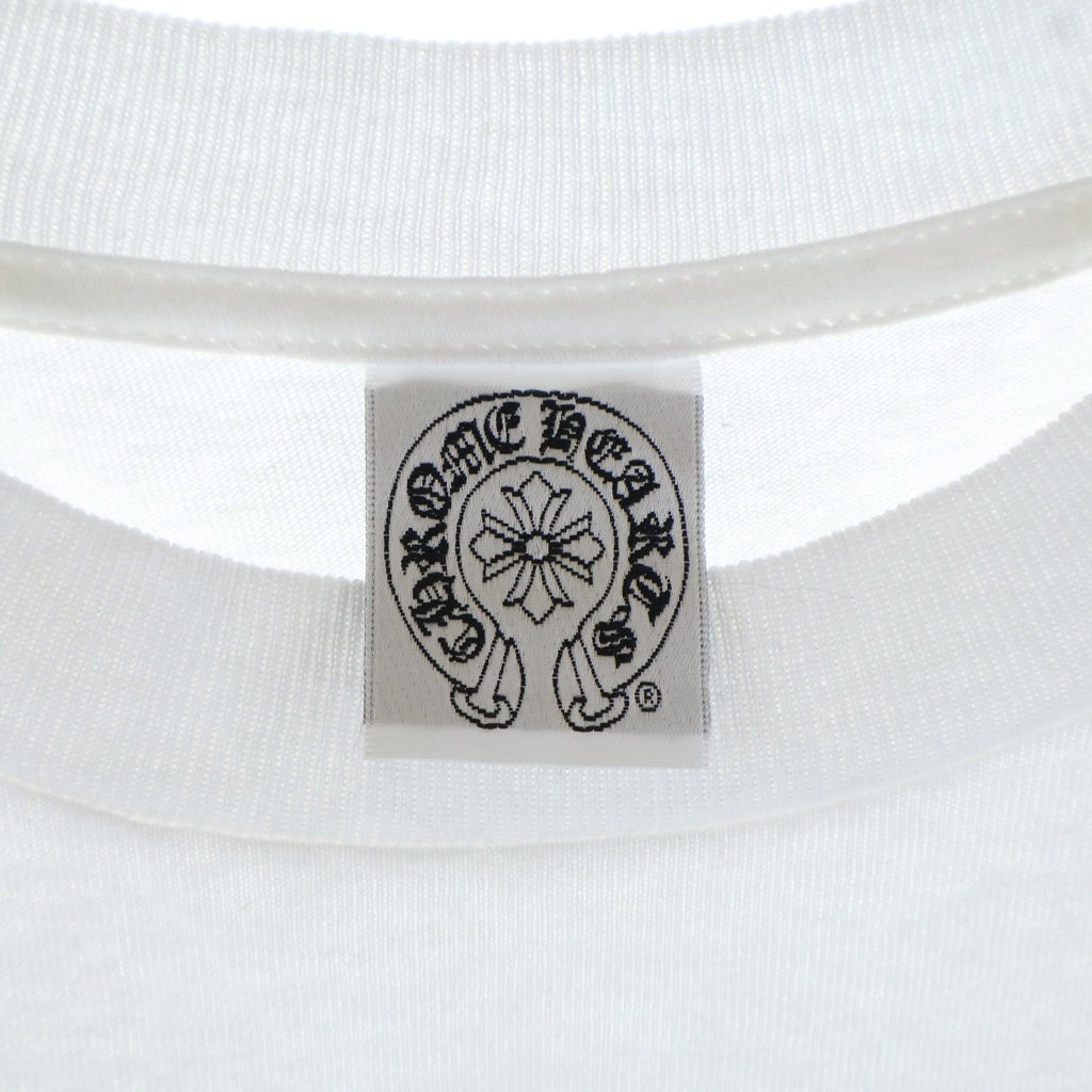 CHROME HEARTS(クロムハーツ) TOKYO HOURSESHOE CEMETERY S/S TEE トーキョー ホースシュー セメタリー クルーネック カットソー 半袖Tシャツ ホワイト