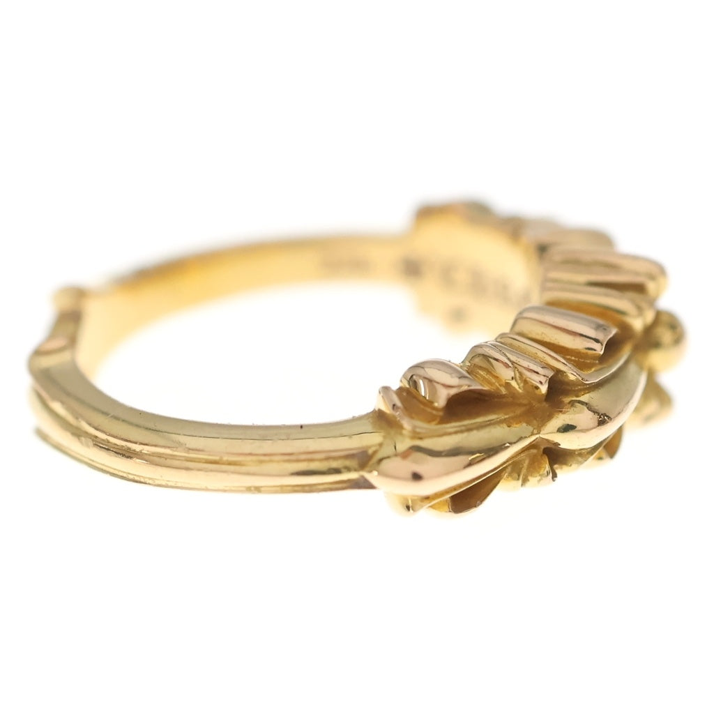 CHROME HEARTS(クロムハーツ) 22K BABY CLSC ベイビークラシック ダブルフローラルリング ゴールド
