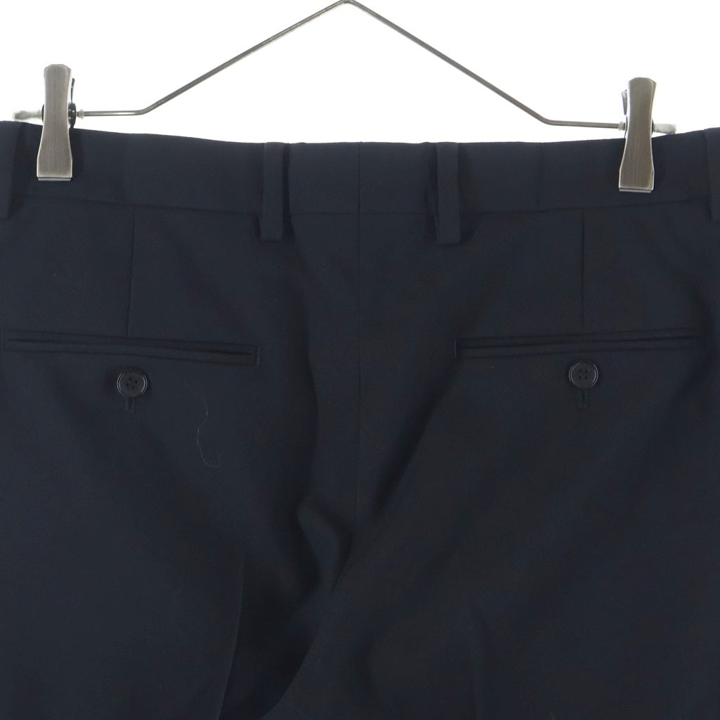 SAINT LAURENT PARIS(サンローランパリ) センタープレス スラックスパンツ ブラック 637089