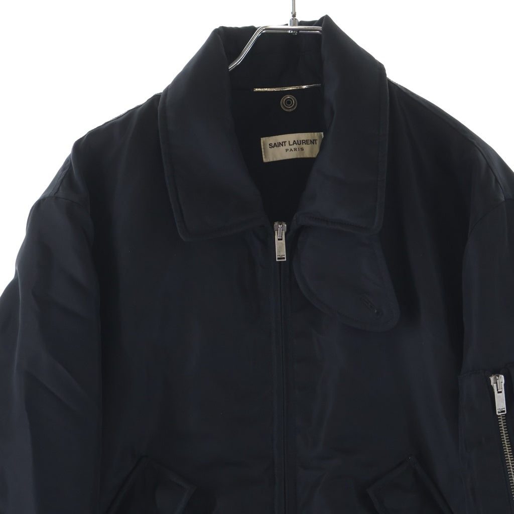 SAINT LAURENT PARIS(サンローランパリ) BOMBER ARMY JACKET アーミー ボンバージャケット ブラック 535230 Y722T