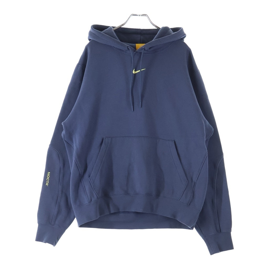 NIKE(ナイキ) ×NOCTA FLEECE HOODIE ノクタ フリース ロゴデザイン フーデッド スウェット パーカー ブルー FN7659-491