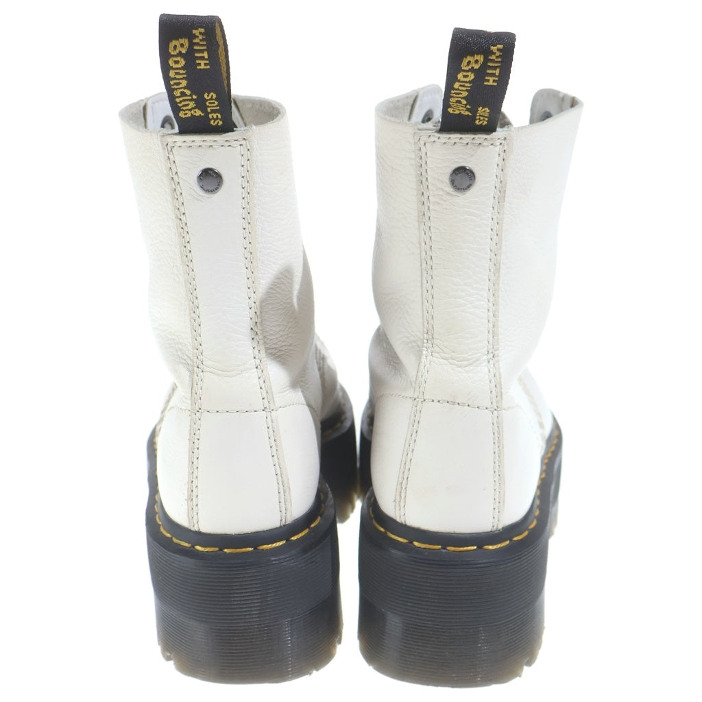 Dr.Martens(ドクターマーチン) 1406 PASCAL MAX パスカルマックス ホール厚底ブーツ ホワイト/ブラック UK5 レディース
