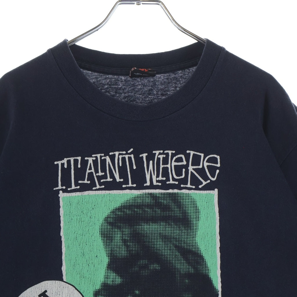 STUSSY(ステューシー) 00S VINTAGE C YA ヴィンテージ ロゴデザイン クルーネック カットソー 半袖Tシャツ ブラック