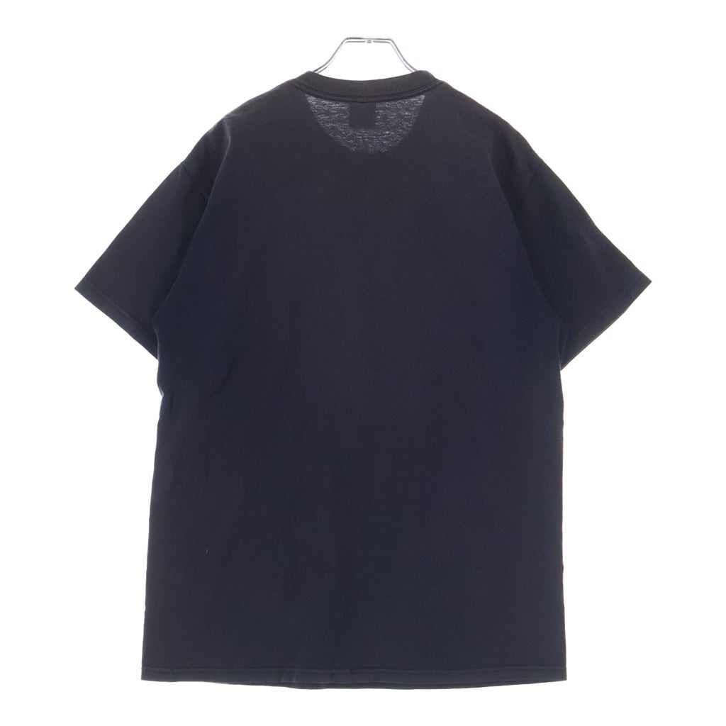 STUSSY(ステューシー) 00S VINTAGE INTERNATIONAL インターナショナル ロゴデザイン クルーネック カットソー 半袖Tシャツ ブラック