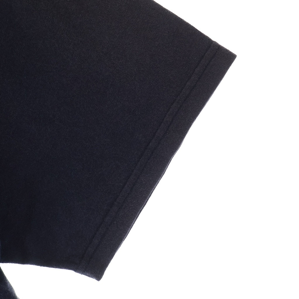 STUSSY(ステューシー) 00S VINTAGE INTERNATIONAL インターナショナル ロゴデザイン クルーネック カットソー 半袖Tシャツ ブラック