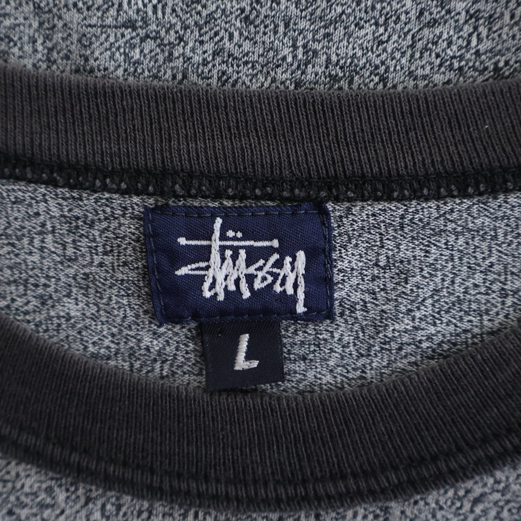 STUSSY(ステューシー) 90S VINTAGE CITY ヴィンテージ リンガーネック カットソー 半袖Tシャツ グレー