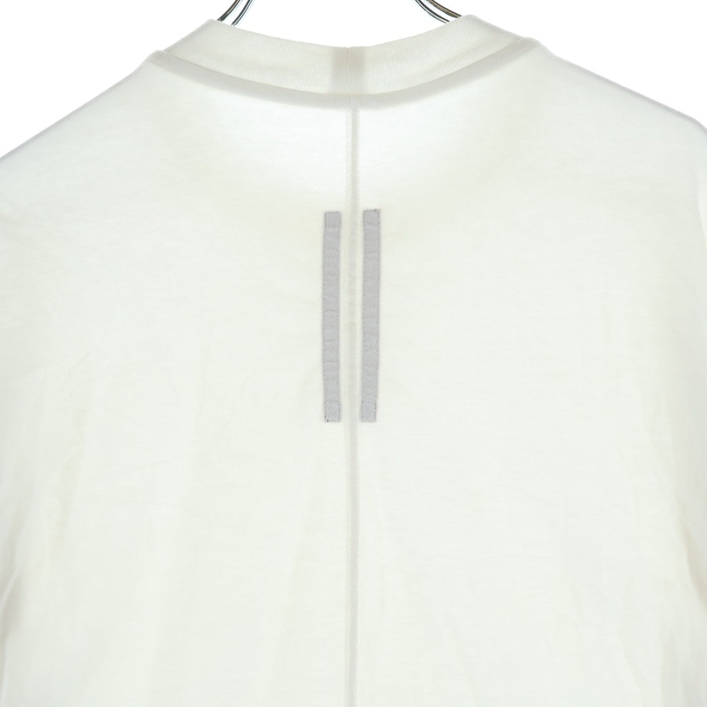 Rick Owens DRKSHDW(リックオウエンス ダークシャドウ) 22SS JUMBO ジャンボ オーバーサイズ クルーネック カットソー 半袖Tシャツ ホワイト DU01B7274-RN