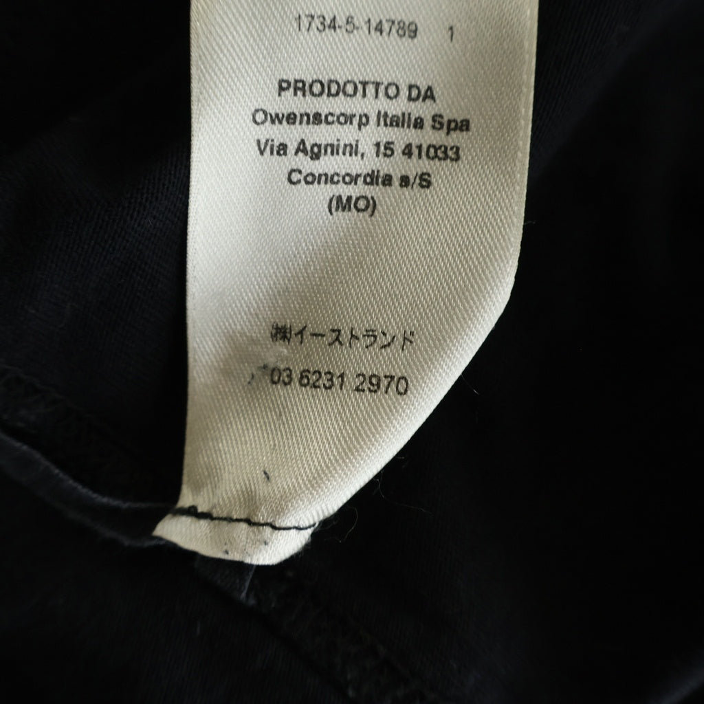 Rick Owens(リックオウエンス) 20SS TECUATL THONAS HOUSEAGO トーマスハウスアゴー フロントロゴデザイン クルーネック カットソー ノースリーブ タンクトップ ブラック RR20S7100-RNEP11