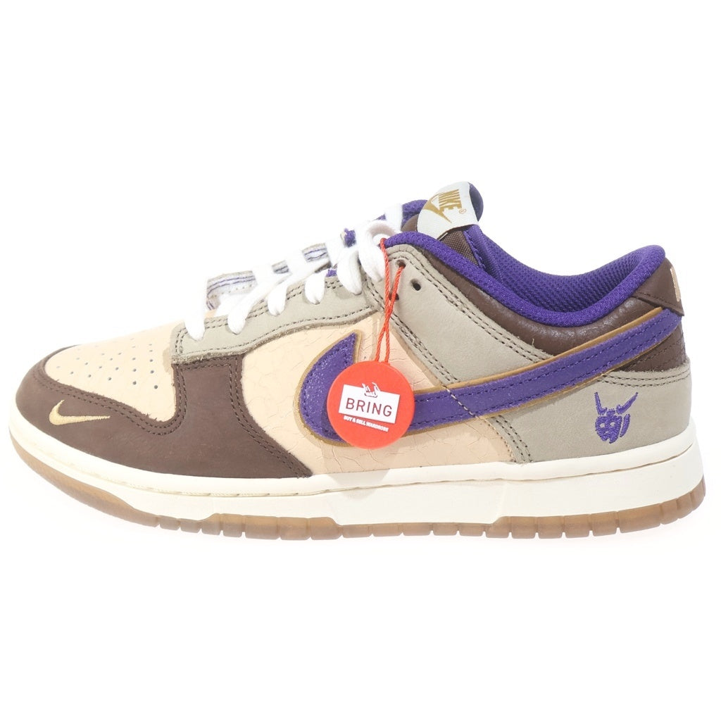 NIKE(ナイキ) DUNK LOW PRM SETSUBUN ダンク プレミアム 節分 ローカットスニーカー ブラウン/パープル US6/24cm DQ5009-268 レディース