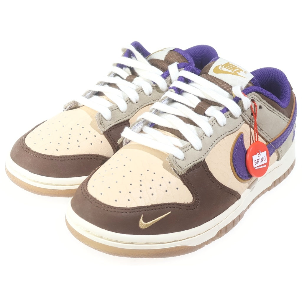NIKE(ナイキ) DUNK LOW PRM SETSUBUN ダンク プレミアム 節分 ローカットスニーカー ブラウン/パープル US6/24cm DQ5009-268 レディース