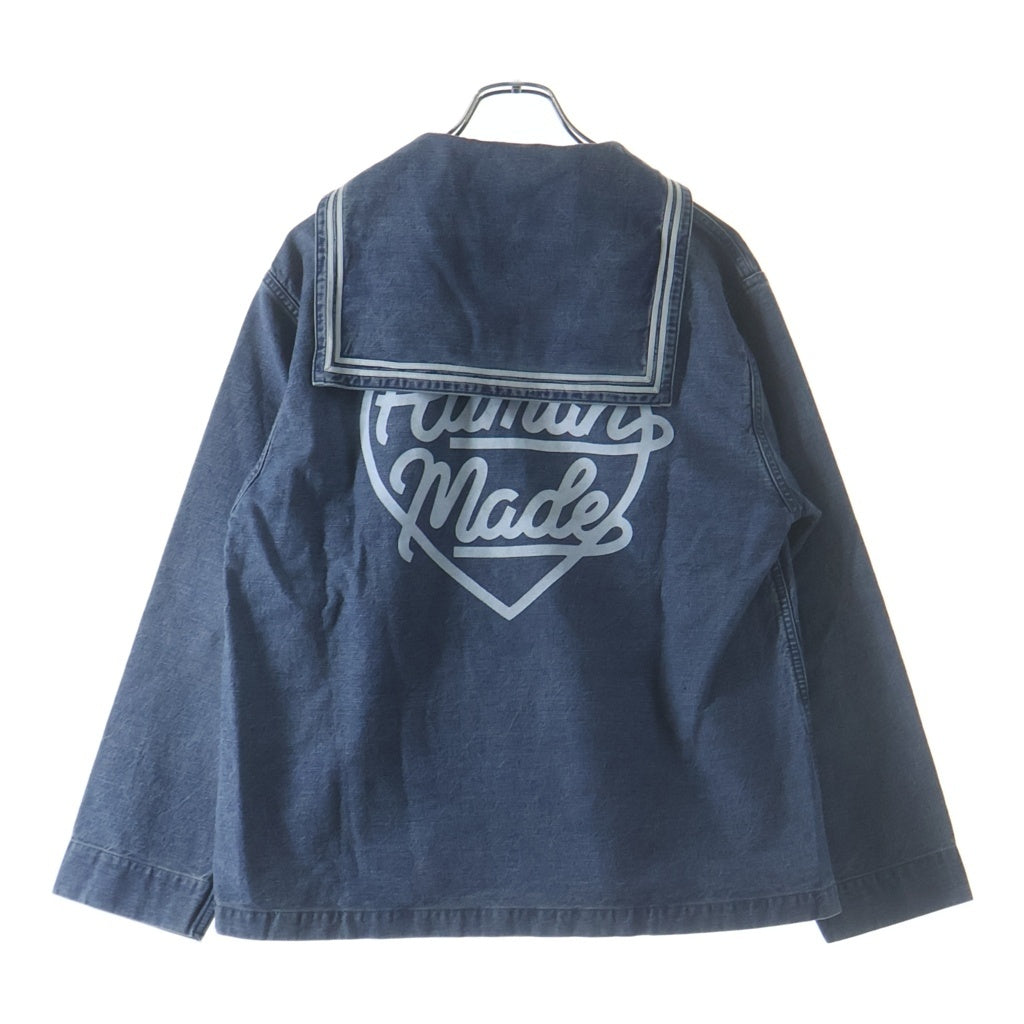 HUMAN MADE(ヒューマンメイド) Denim Sailor Shirt デニムセーラーシャツ インディゴ
