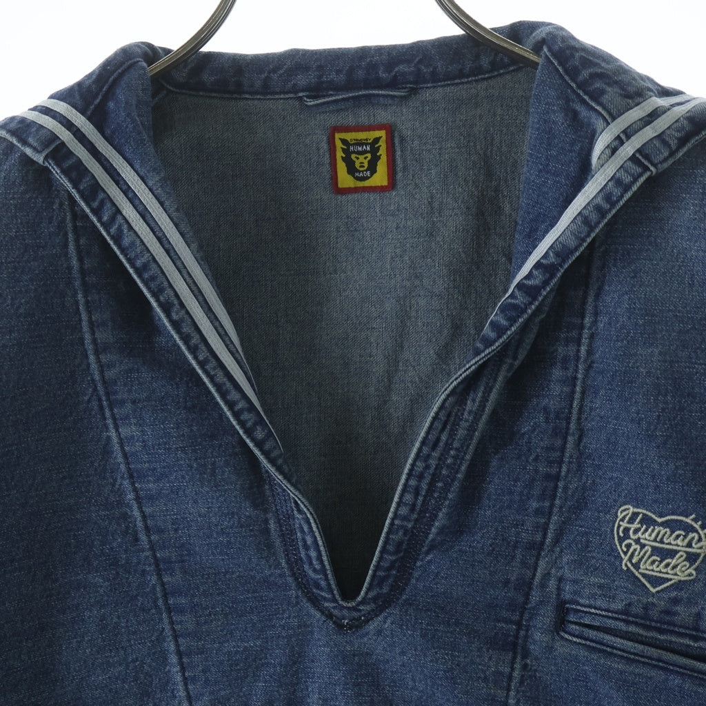 HUMAN MADE(ヒューマンメイド) Denim Sailor Shirt デニムセーラーシャツ インディゴ