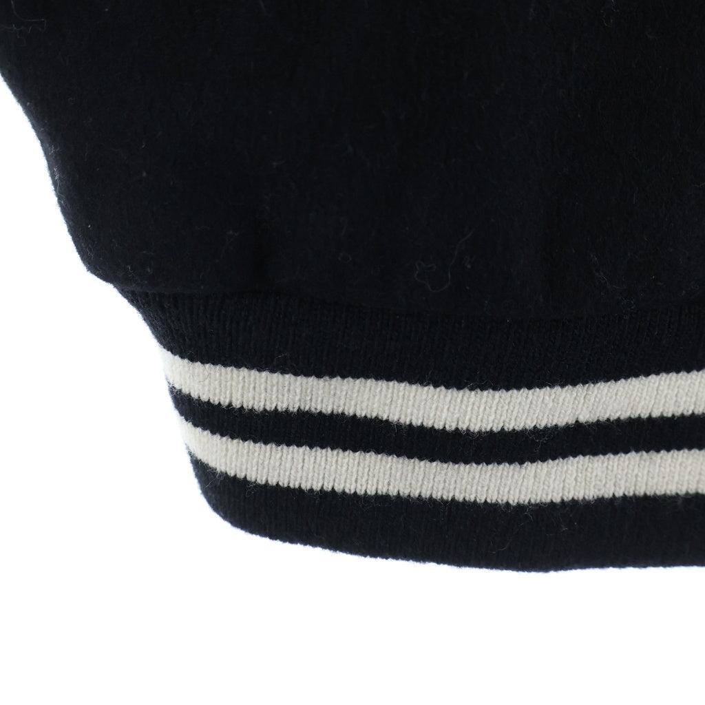 BREATH(ブレス) PYTHON STADIUM JACKET ロゴパッチ スタジアムジャケット ブルゾン ブラック BRNRG-0-0002