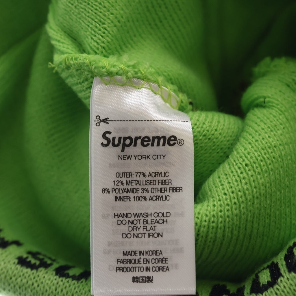 SUPREME(シュプリーム) 24AW Lime Beanie ライムビーニー 帽子 グリーン レディース