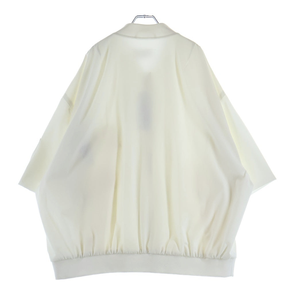 Maison Martin Margiela(メゾンマルタンマルジェラ) Short Sleeve Zip-Up Blouson ハーフスリーブ ジップブルゾン ジャケット ホワイト S52AM0295