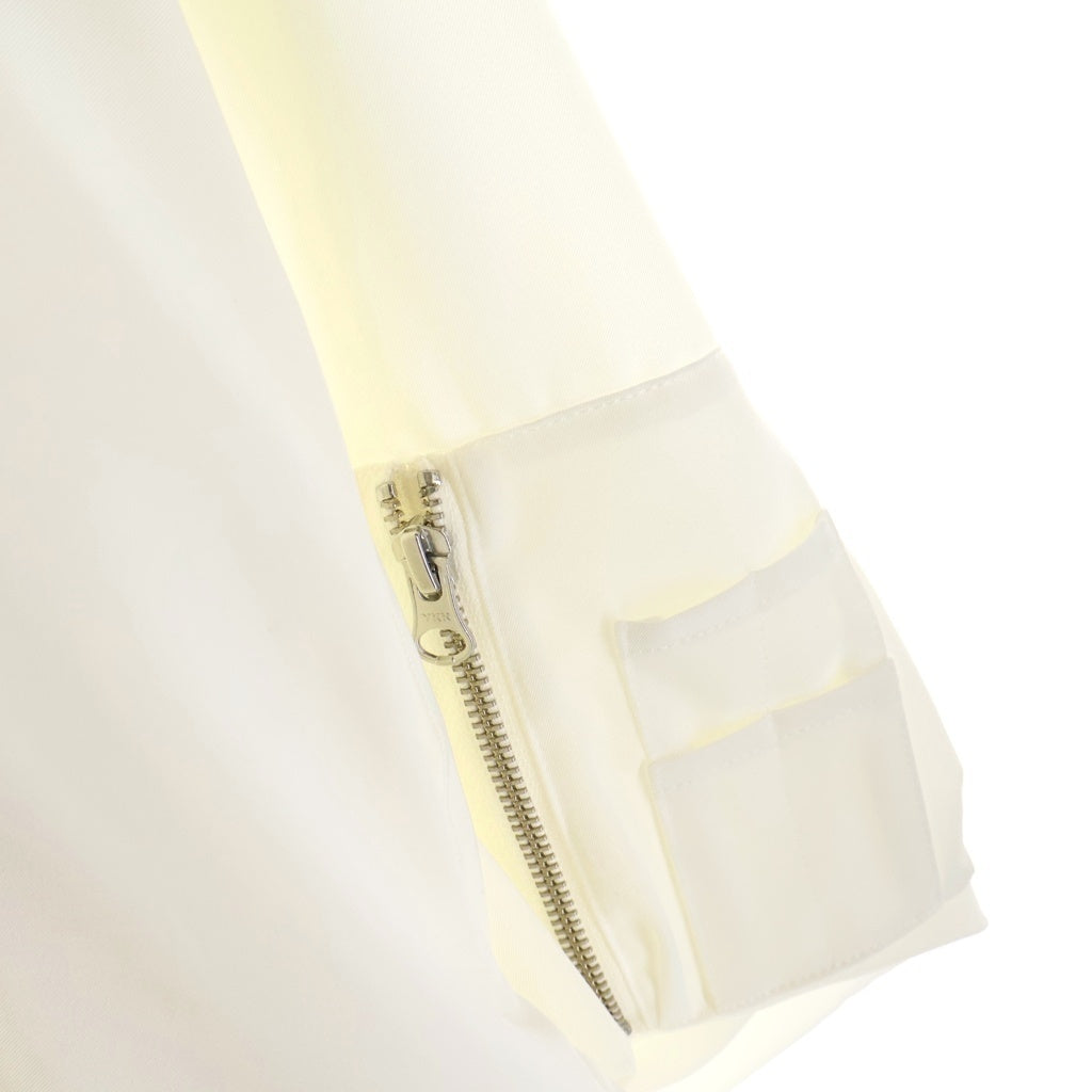 Maison Martin Margiela(メゾンマルタンマルジェラ) Short Sleeve Zip-Up Blouson ハーフスリーブ ジップブルゾン ジャケット ホワイト S52AM0295