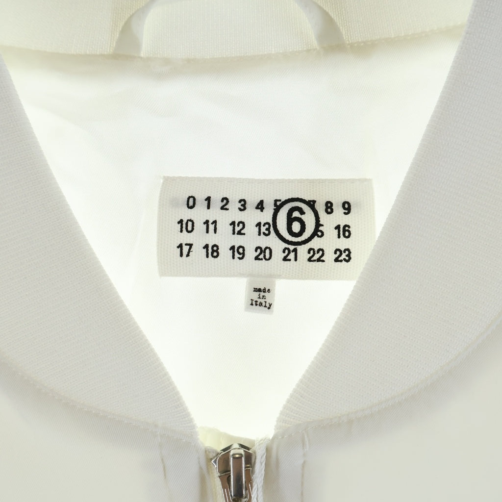Maison Martin Margiela(メゾンマルタンマルジェラ) Short Sleeve Zip-Up Blouson ハーフスリーブ ジップブルゾン ジャケット ホワイト S52AM0295