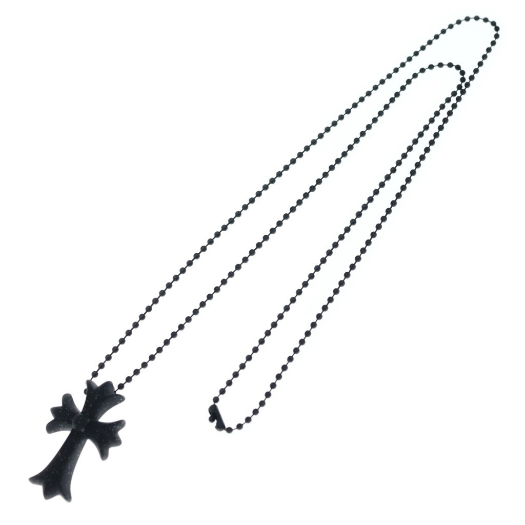 CHROME HEARTS(クロムハーツ) RUBBER CH CRS SML スモールCHクロス ラバーネックレス シリコン BCA306 レディース