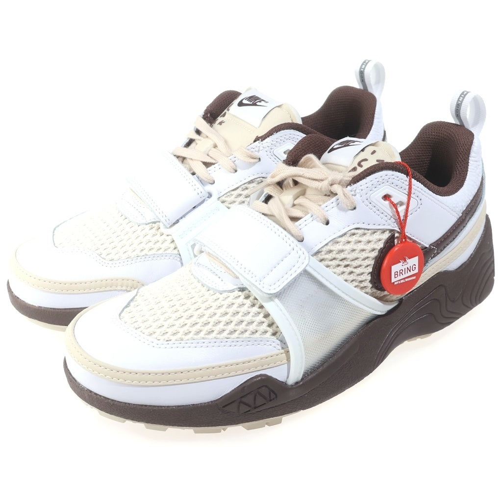 NIKE(ナイキ) ×TRAVIS SCOTT Zoom Field Jaxxトラヴィススコット ズームフィールドジャックス ローカットスニーカー ブラウン/ホワイト US7.5/25.5cm HQ3073-100