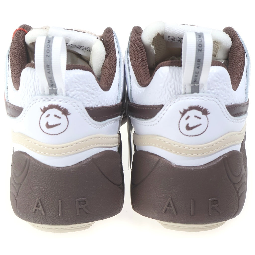 NIKE(ナイキ) ×TRAVIS SCOTT Zoom Field Jaxxトラヴィススコット ズームフィールドジャックス ローカットスニーカー ブラウン/ホワイト US7.5/25.5cm HQ3073-100
