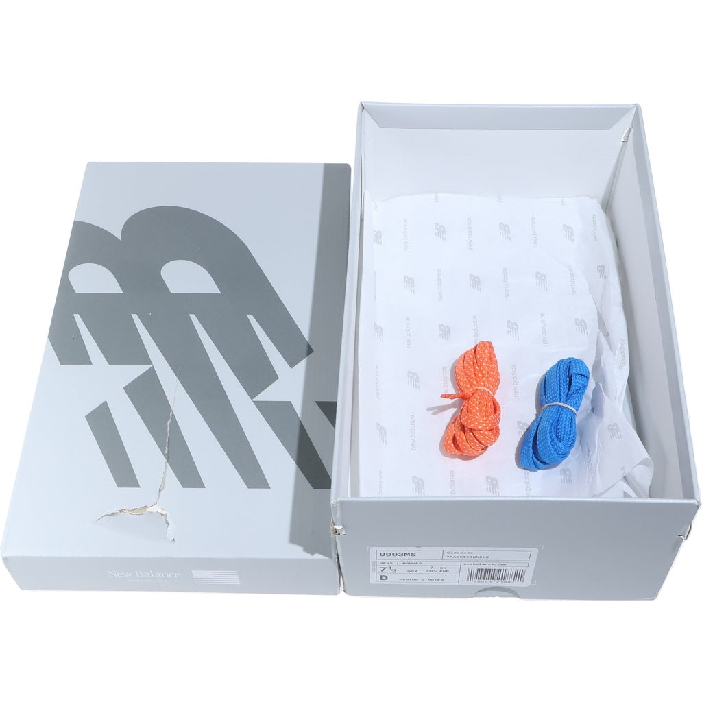 New Balance(ニューバランス) U993MS ×KITH 993 キス ローカットスニーカー ホーム&アウェイ グレー/ブルー