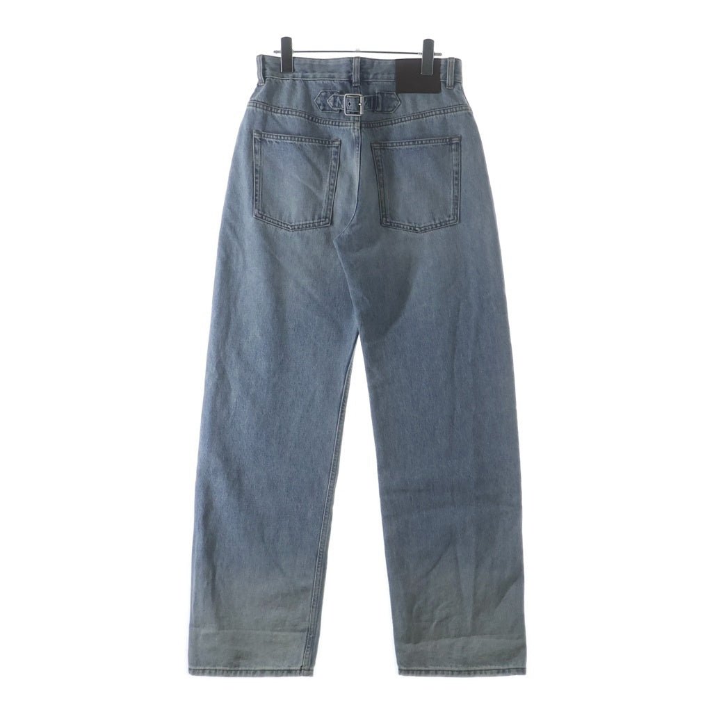 LOEWE(ロエベ) ボタンフライジーンズ シンチバック デニム ボトムス ブルー H526Y11X89