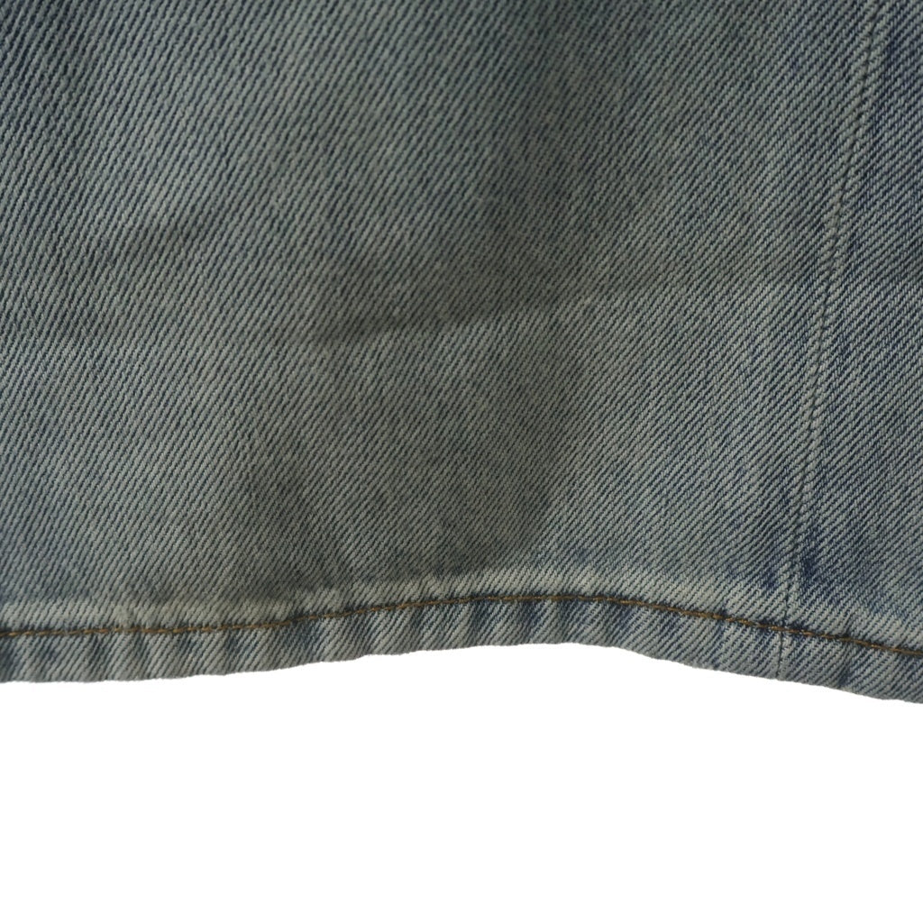 LOEWE(ロエベ) ボタンフライジーンズ シンチバック デニム ボトムス ブルー H526Y11X89