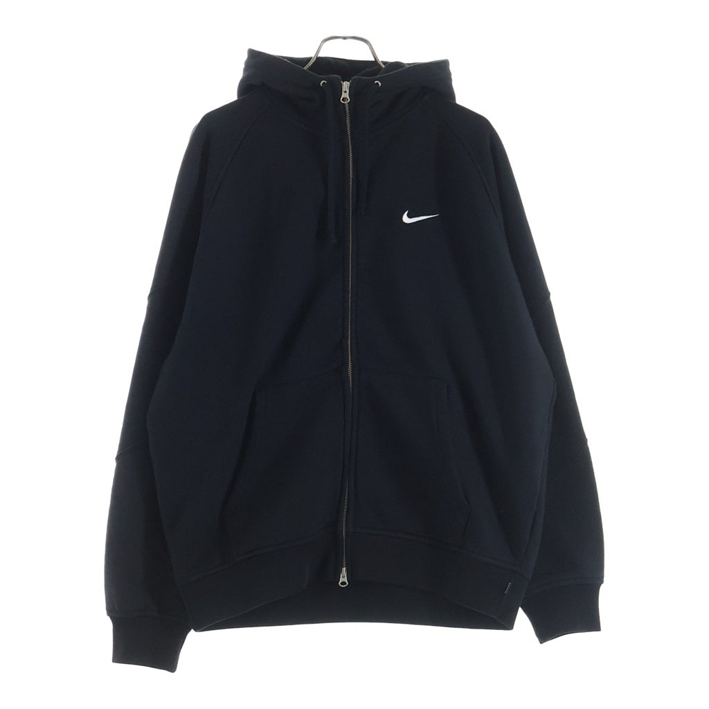 SUPREME(シュプリーム) 25SS ×NIKE Zip Up Hooded Sweatshirt ロゴデザイン ジップアップ フーデッド スウェット パーカー ブラック HF9633-010