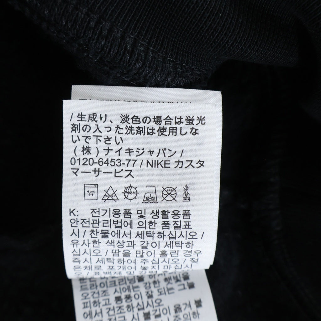 SUPREME(シュプリーム) 25SS ×NIKE Zip Up Hooded Sweatshirt ロゴデザイン ジップアップ フーデッド スウェット パーカー ブラック HF9633-010