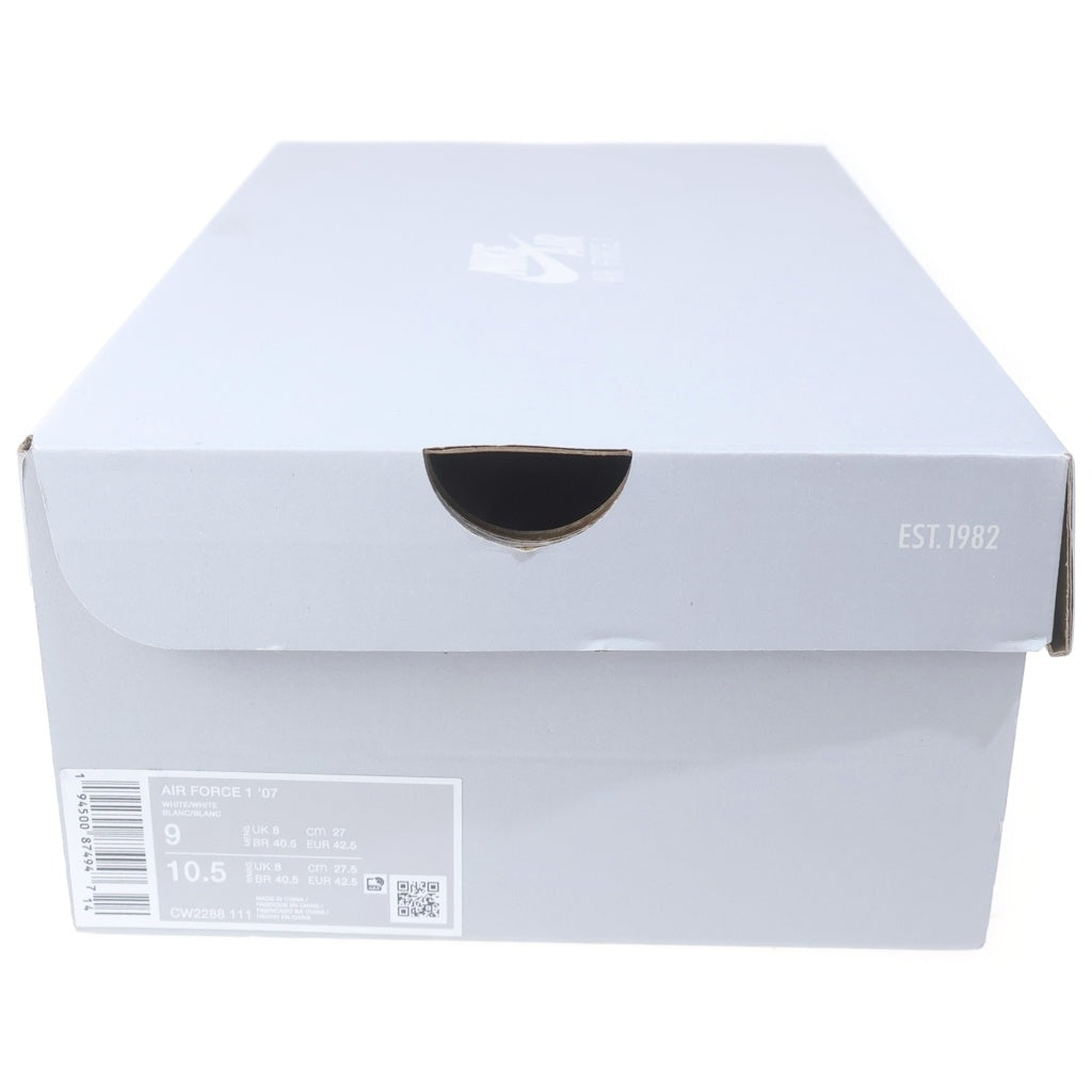 NIKE(ナイキ) AIR FORCE 1 LOW 07 エアフォース1 ローカットスニーカー ホワイト US9/27cm CW2288-111