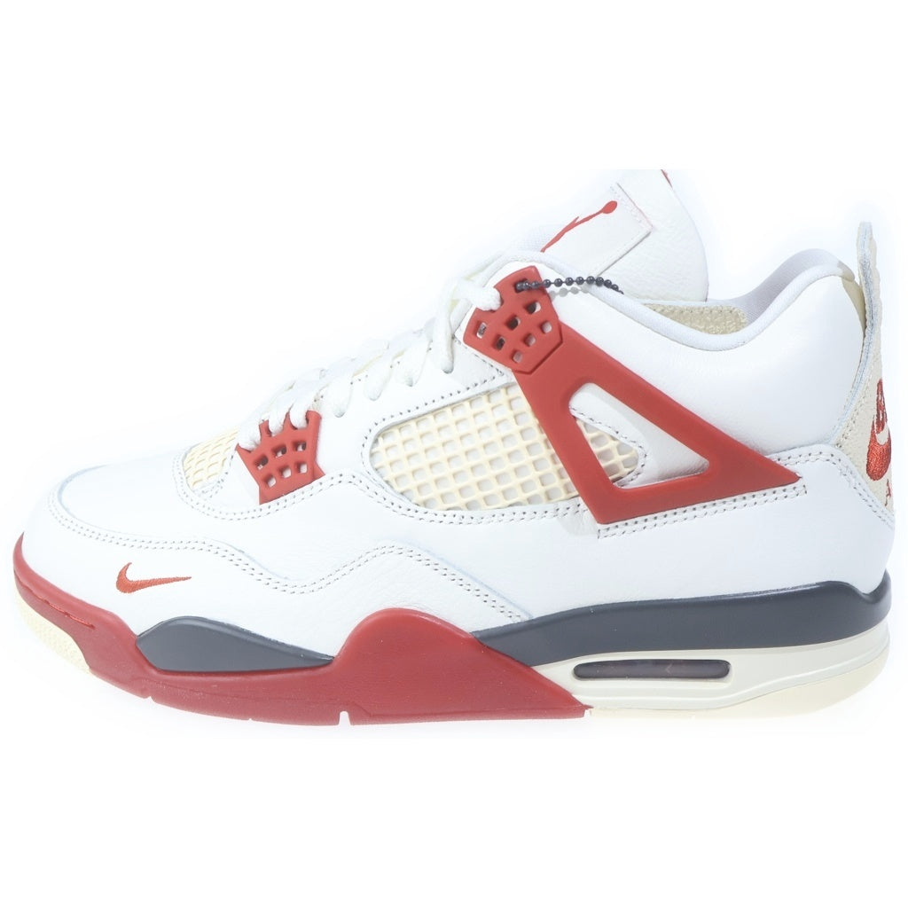 NIKE(ナイキ) ×Nigel Sylvester AIR JORDAN4 Brick After Brick エアジョーダン4 レトロ ハイカットスニーカー ホワイト US8.5/26.5 IQ8055 100