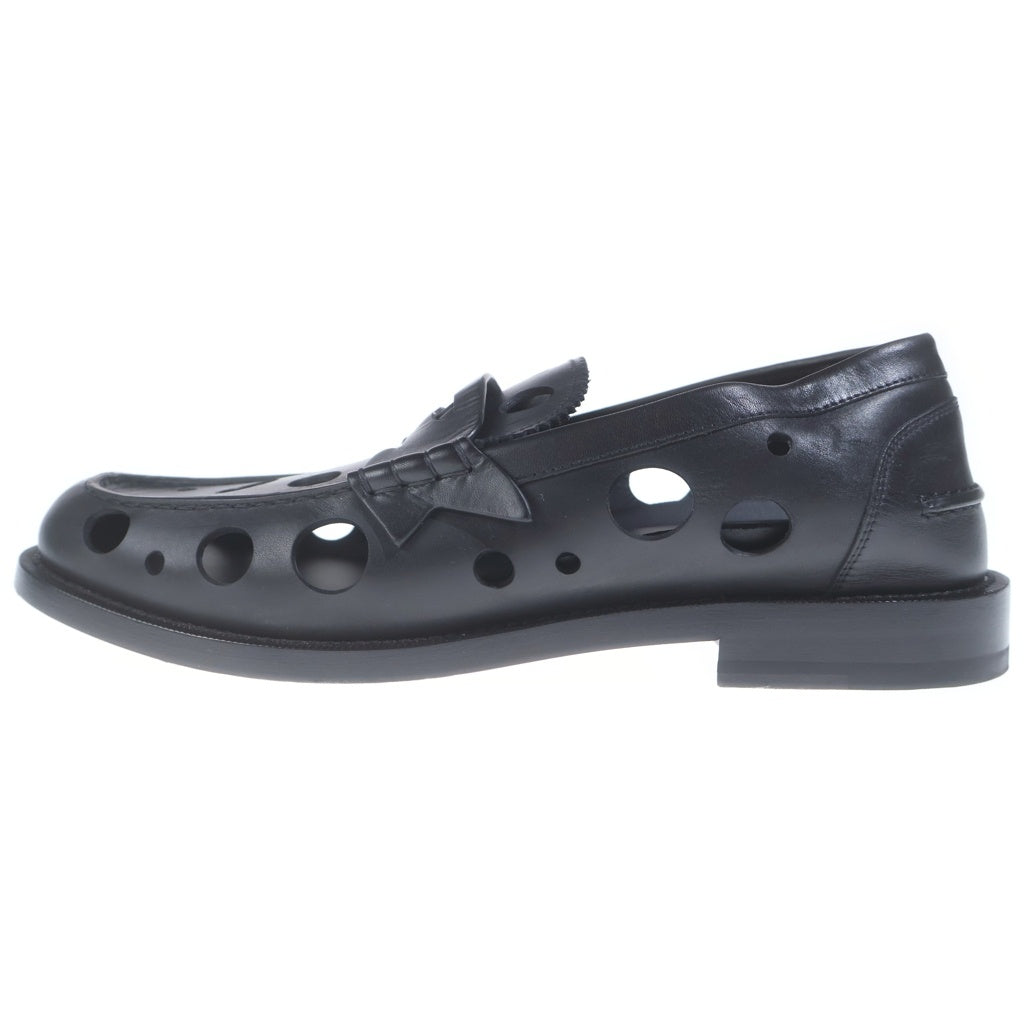 CHRISTIAN LOUBOUTIN(クリスチャンルブタン) The Plato Dots Loafer カーフレザー プラトドットローファー ブラック 3260259BK01