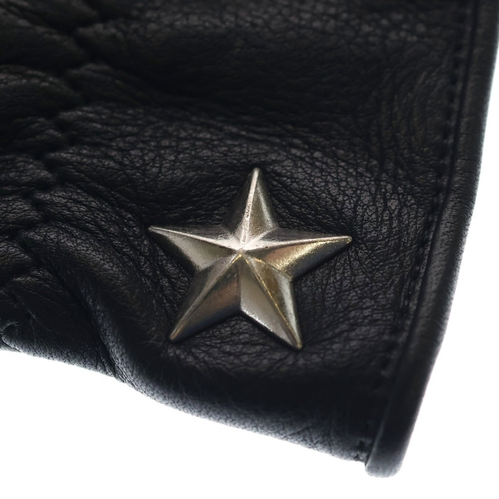 SCHOTT(ショット) ONE STAR LEATHER GLOVE ワンスター レザーグローブ ブラック 7823970029