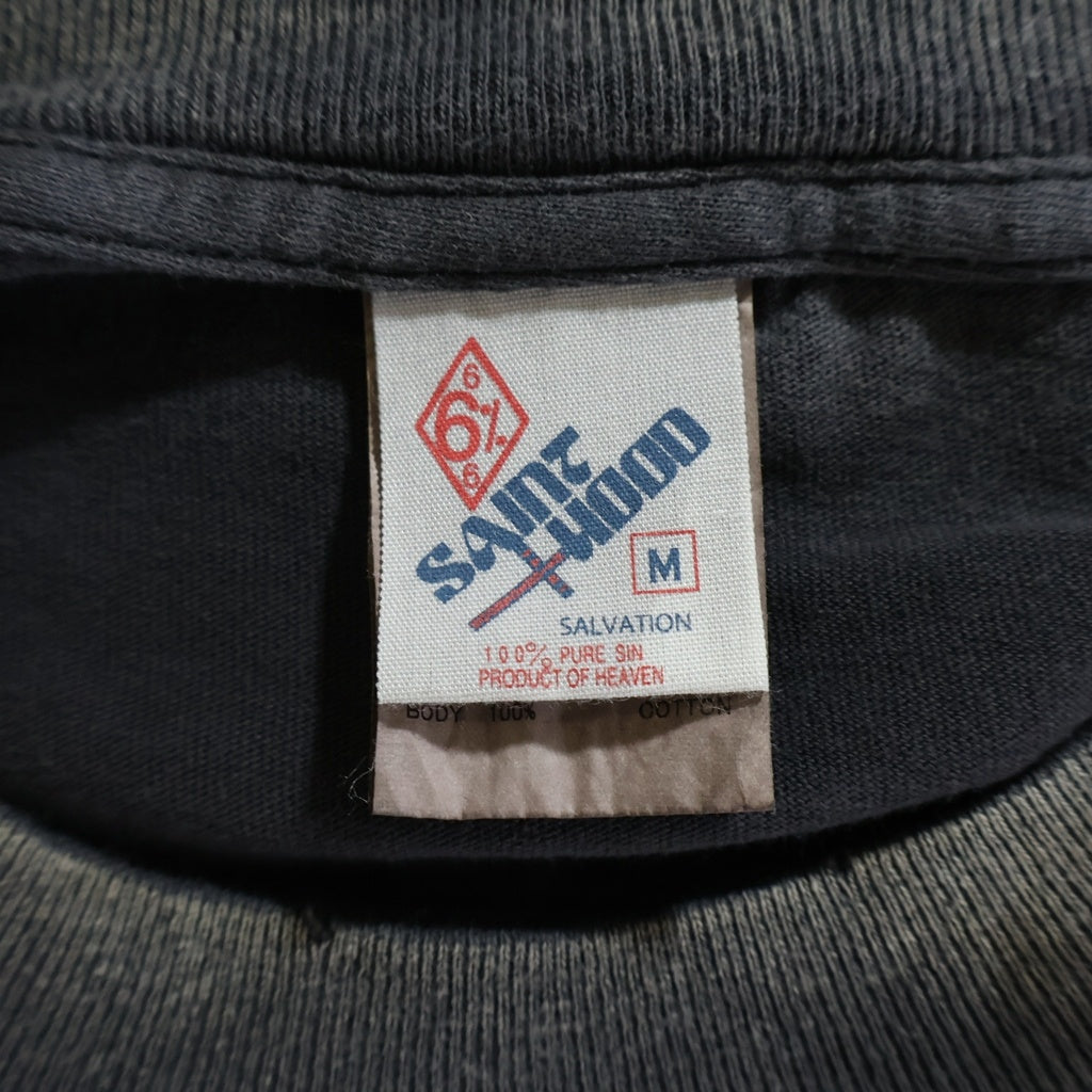 SAINT MICHAEL(セントマイケル) ×NEIGHBORHOOD STHD . L/S TEE SPEED KILLS ネイバーフッド プリント長袖Tシャツ カットソー ブラック SM-HR8-0000-C72