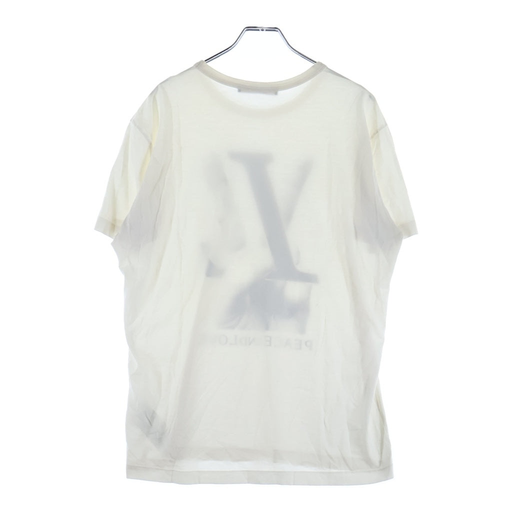 LOUIS VUITTON(ルイヴィトン) 18AW PEACE AND LOVE ピースアンドラブ クルーネック カットソー 半袖Tシャツ ホワイト RM182 FMB HFY79W
