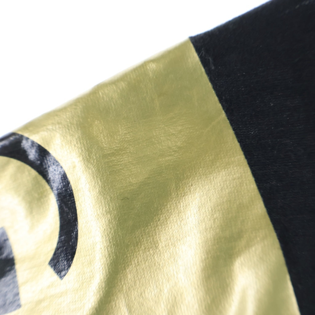 DOLCE & GABBANA(ドルチェアンドガッバーナ) LOGO TAPE ロゴテープ クルーネック カットソー 半袖Tシャツ ブラック