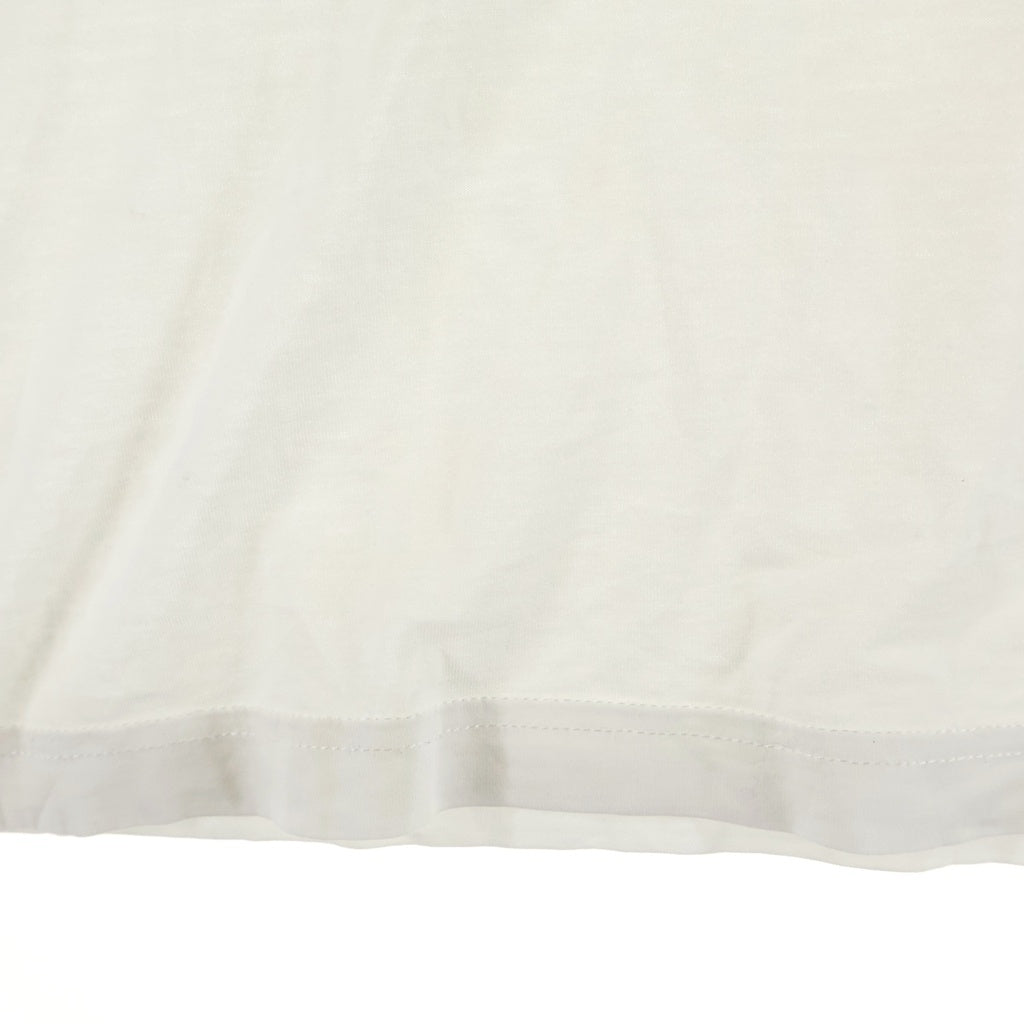 FENDI(フェンディ) ロゴデザイン クルーネック カットソー 半袖Tシャツ ホワイト FY0894ABR9