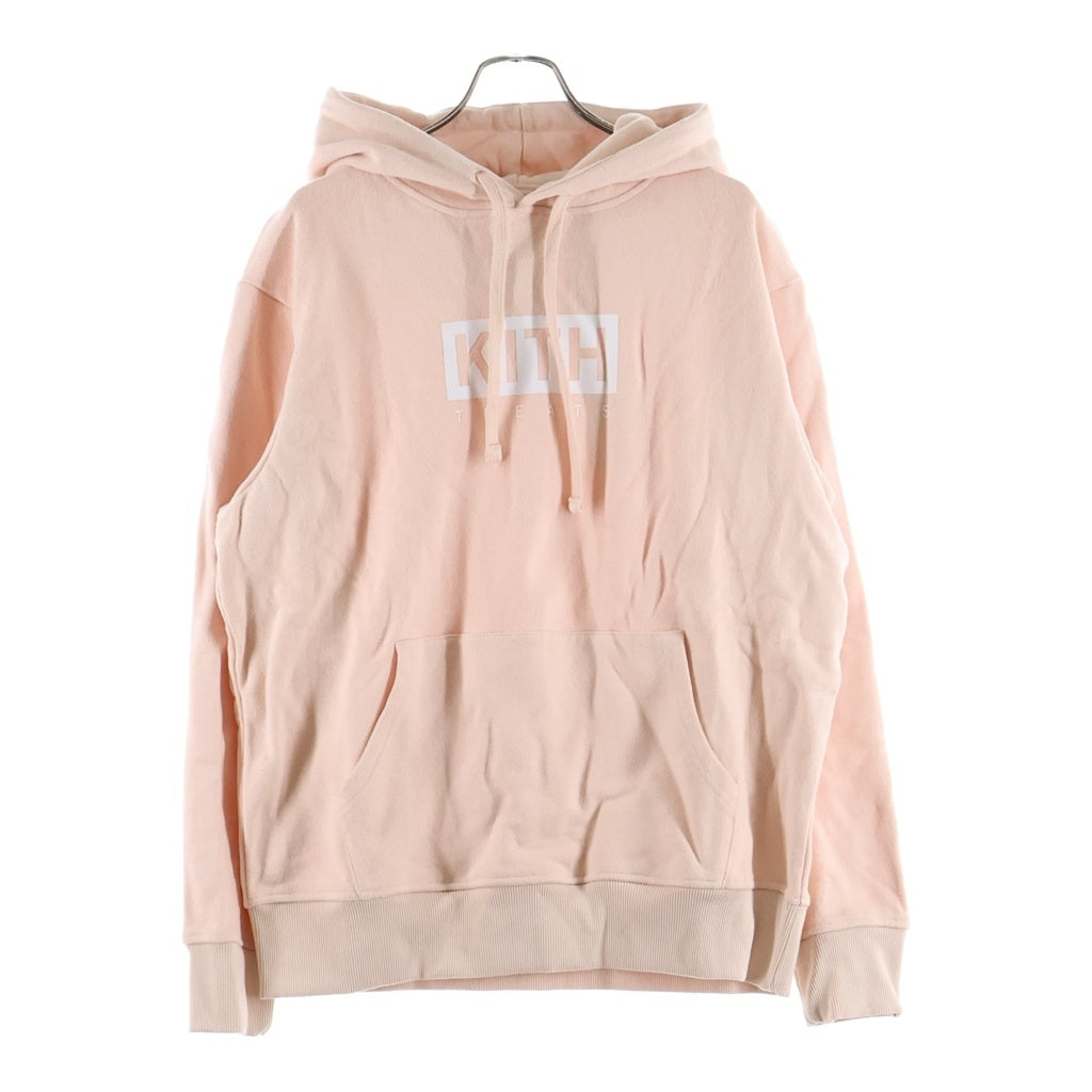 KITH(キス) フロントロゴデザイン フーデッド スウェット パーカー ピンク KH2164