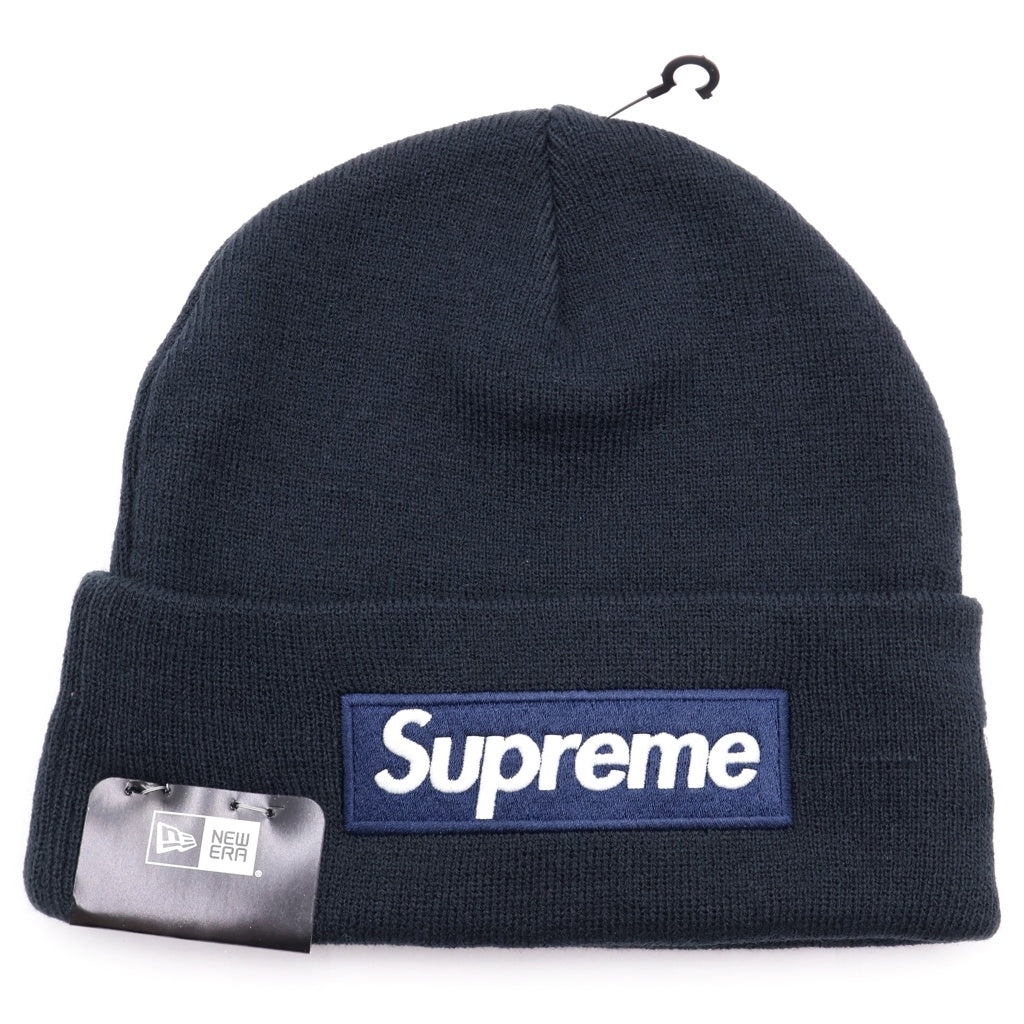 SUPREME(シュプリーム) 25AW ×NEWERA Box Logo Beanie ニューエラ ボックスロゴ ビーニー 帽子 ブラック