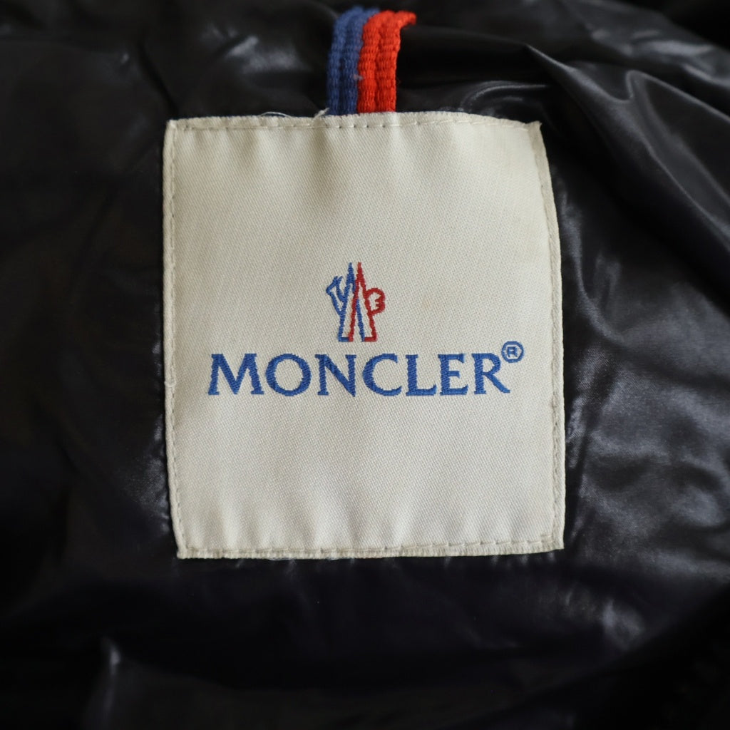 MONCLER(モンクレール) MAYA マヤ アームロゴ フーデッド ダウンジャケット ブラック 40366 50 68950