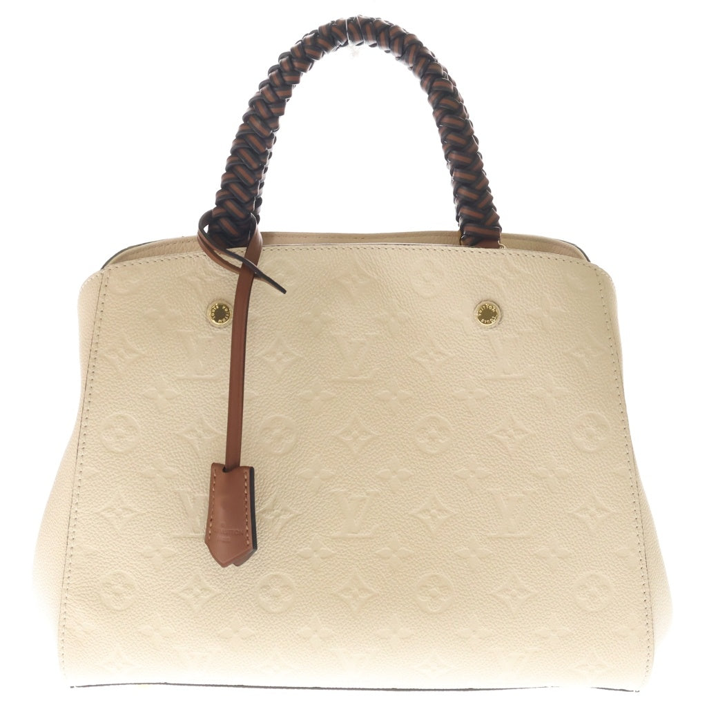 LOUIS VUITTON(ルイヴィトン) モノグラム アンプラント モンテーニュMM ハンドバッグ ベージュ M53939 レディース