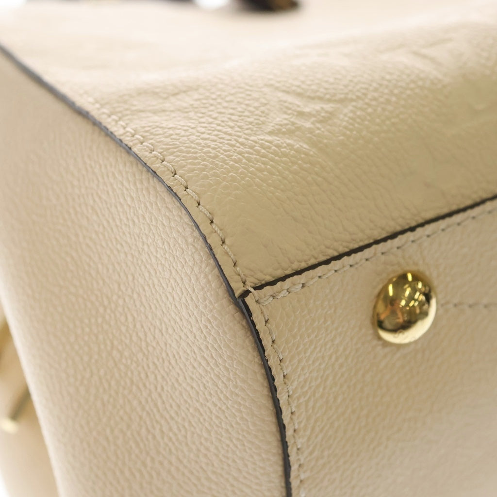 LOUIS VUITTON(ルイヴィトン) モノグラム アンプラント モンテーニュMM ハンドバッグ ベージュ M53939 レディース